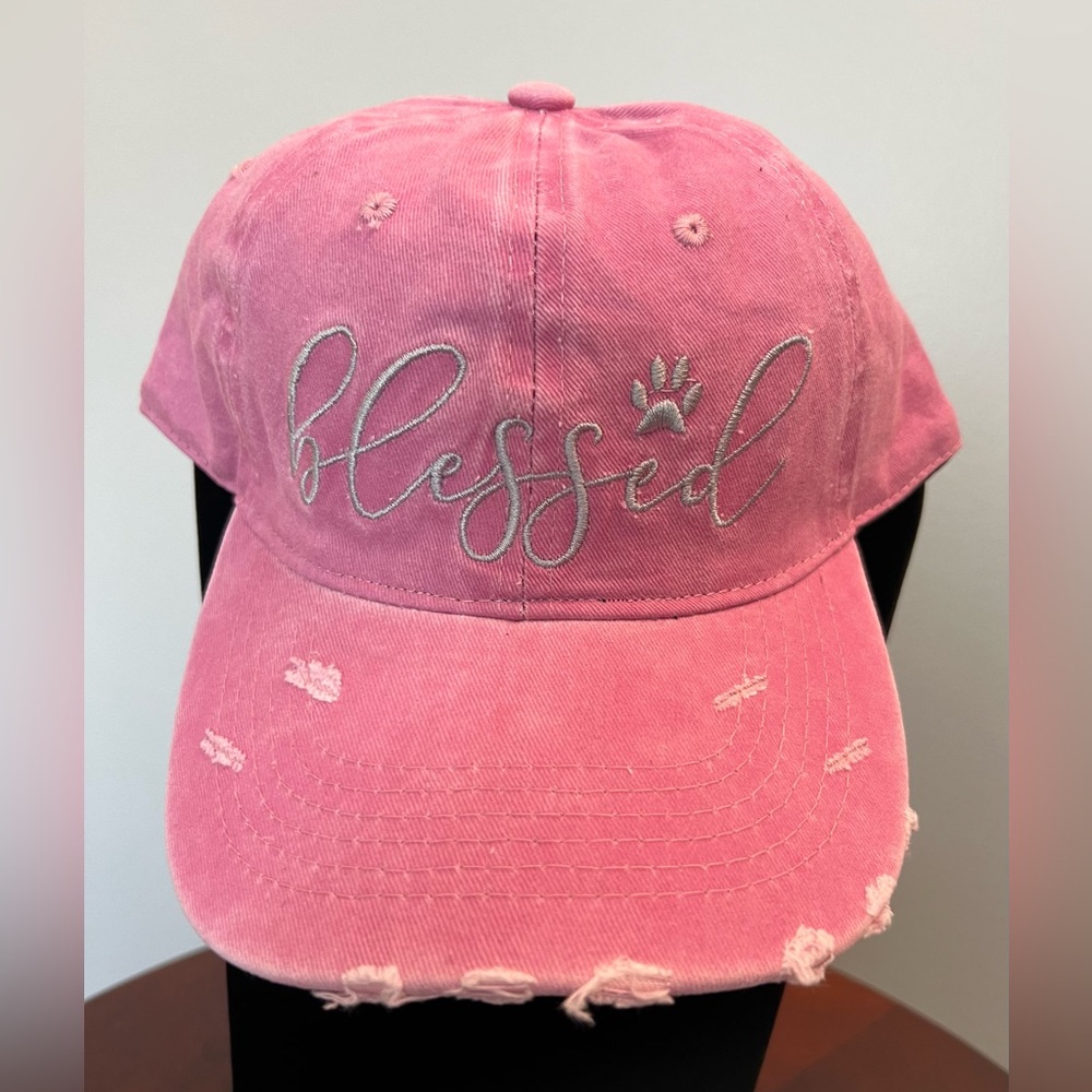 On Sale!!! Blessed hat with Faith bracelet and delicate cross necklace - Picture 2 of 5